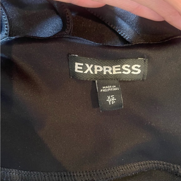 Express- SZ XS  Black Crisscross Strap Tank Top - Picture 7 of 7